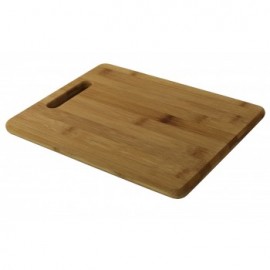 Large Handled Bamboo Cutting Board with Logo