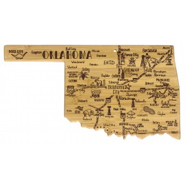 Logo Branded Destination Oklahoma Cutting & Serving Board