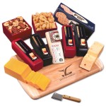 Promotional Deluxe Cheese Sampler Board w/Cleaver