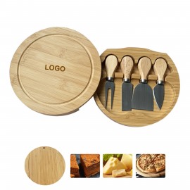 Promotional Wood Cheese Board Knife Set - OCEAN