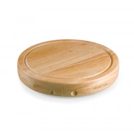 Customized Circo - Circular Cutting Board w/4 Stainless Steel Cheese Tools