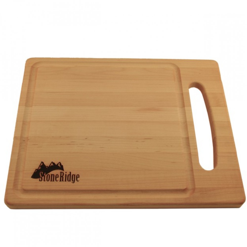 Promotional 15" Large Deluxe Wood Cutting Board