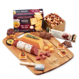 Bountiful Snack Board with Logo