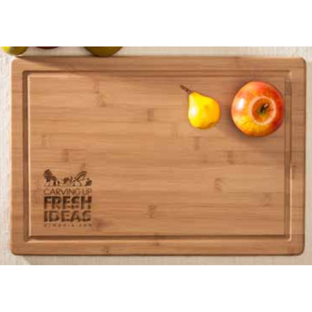 Bamboo Carving Board (12"x18"x3/4") Custom Imprinted Bamboo Carving Board (12"x18"x3/4") Custom Imprinted