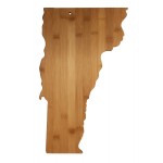Totally Bamboo Vermont State Cutting and Serving Board Custom Imprinted
