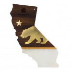 Logo Branded California Republic Serving Board