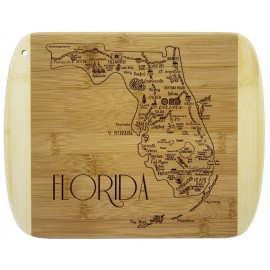 A Slice of Life Florida Serving & Cutting Board with Logo