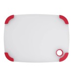 Cuisinart 14" Semi Transparent Cutting Board, Red Trim with Logo