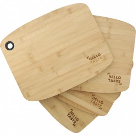 Bamboo Large Cutting Board with Silicone Grip with Logo