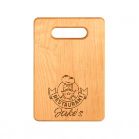 9" x 6" Maple Cutting Board with Logo