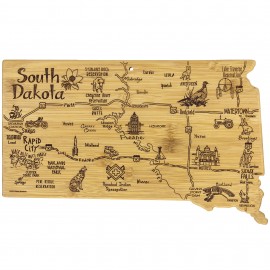 Personalized Destination South Dakota Cutting & Serving Board