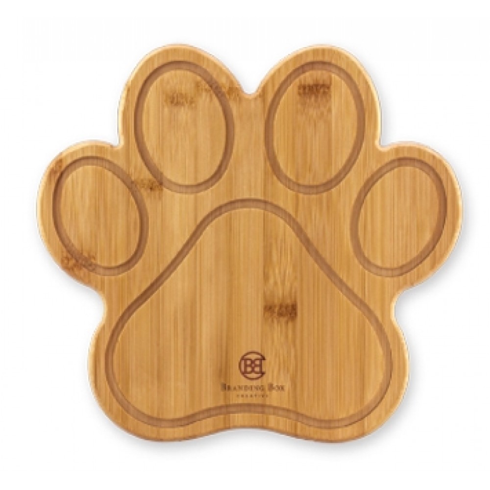 Logo Branded Paw Cutting & Serving Board