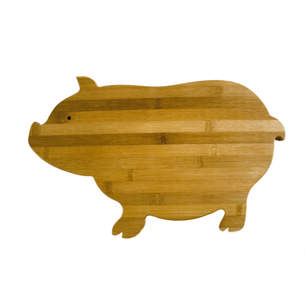 Pig Shaped Cutting & Serving Board with Logo