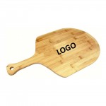 12 Inch Bamboo Wooden Pizza Peel Logo Branded