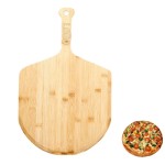 Pizza Peel Cutting Board Handle Premium Bamboo Pizza Spatula Paddle with Logo
