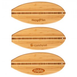 Lil' Surfer Bamboo Cutting Board Custom Imprinted