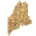 Destination Maine Cutting & Serving Board with Logo