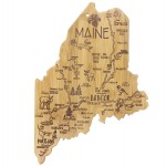 Personalized Destination Maine Cutting & Serving Board