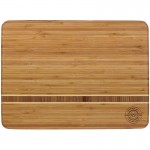 Bamboo Stripe Inlay Cutting Board 15" x 11" x 0.75" Custom Imprinted