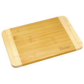 Personalized Home Basics Two Tone Bamboo Cutting Board 8"x12"