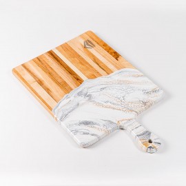 XL Acacia Cheese Board with Logo