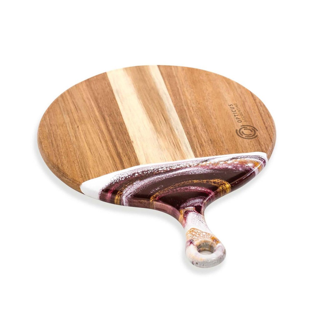 Customized Round Paddle Acacia Cheese Board
