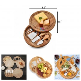 8.5 Inch Round Cutting Board Set with Logo  8.5 Inch Round Cutting Board Set with Logo