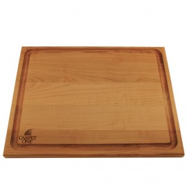 Large Wood Cutting Board w/Juice or Crumb Groove with Logo  Large Wood Cutting Board w/Juice or Crumb Groove with Logo