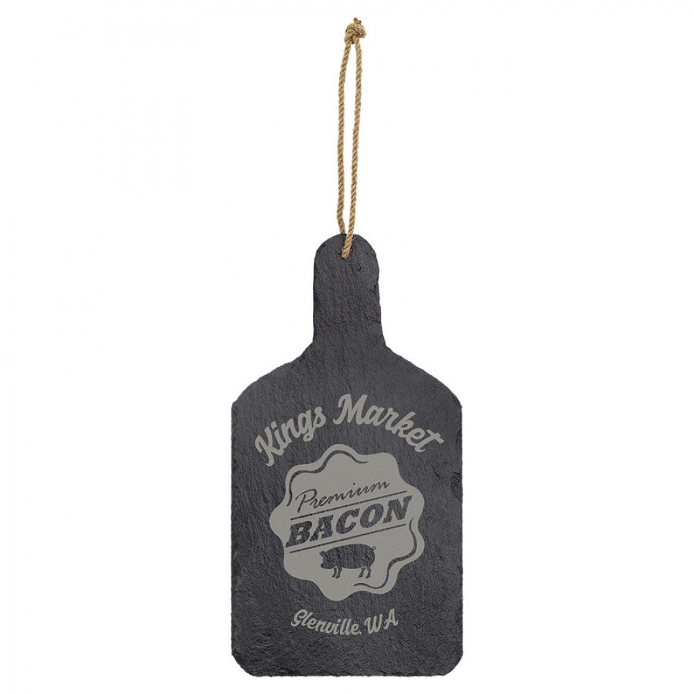 Logo Branded Slate Cutting board, 13 1/2 x 7" Logo Branded Slate Cutting board, 13 1/2 x 7"