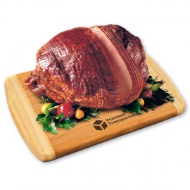 Customized Spiral-Sliced Whole Ham w/Bamboo Cutting Board
