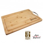 Customized Amaretto Bamboo Cheese Board With Handle