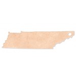 Logo Branded 21" x 5.5" Epicurean Tennessee Shaped Cutting Board