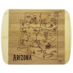Custom A Slice of Life Arizona Serving & Cutting Board