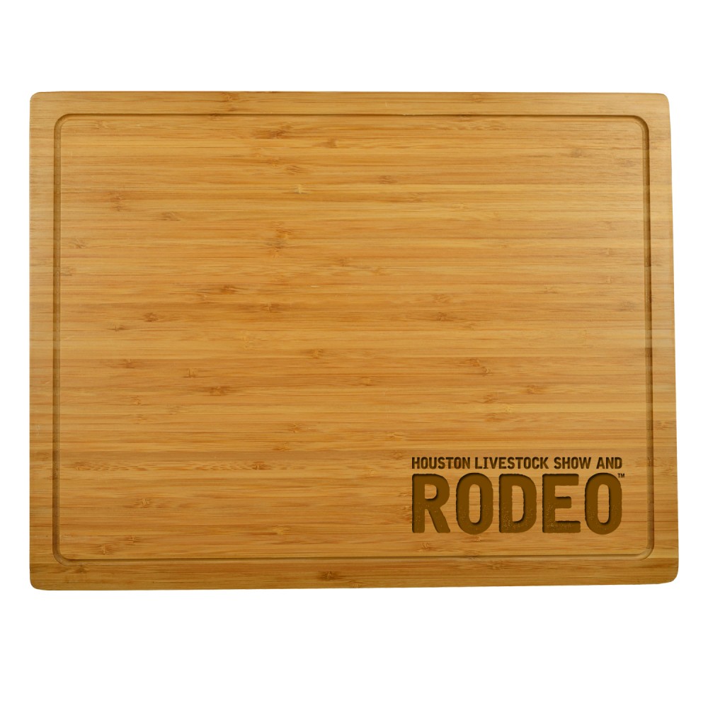 Large Bamboo Cutting/Charcuterie Board 17" X 13" with Logo
