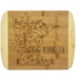 A Slice of Life Minnesota Serving & Cutting Board with Logo