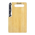 Customized Bamboo Cutting Board w/Knife
