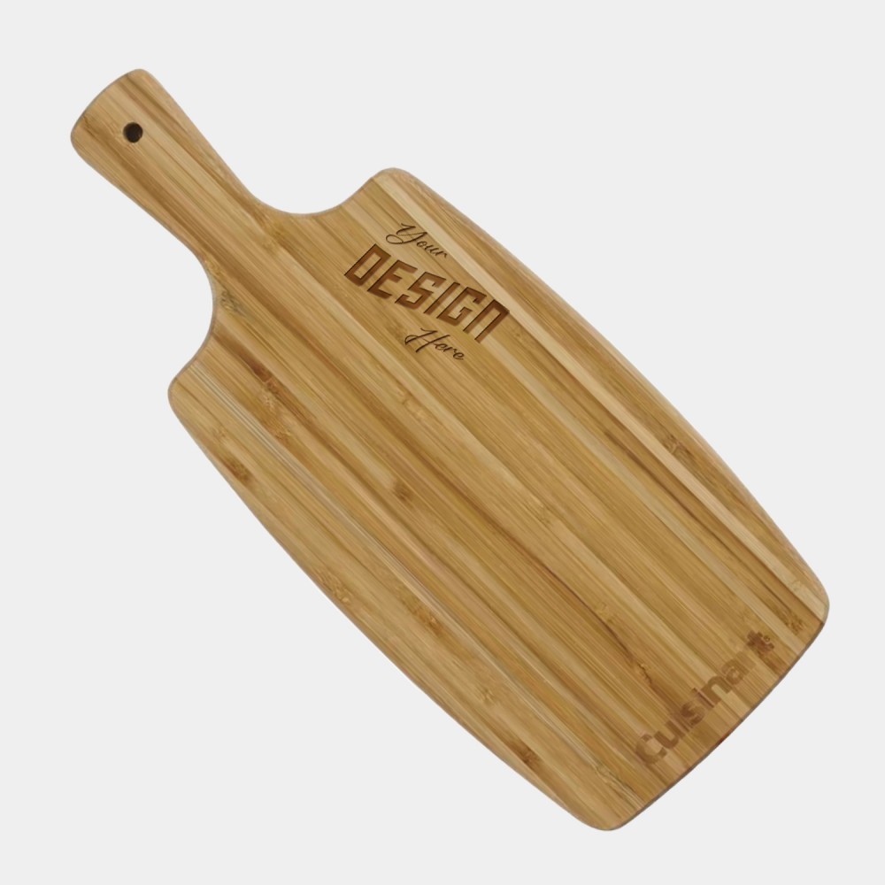 Cuisinart 14" Bamboo Natural Cutting Board with Logo Cuisinart 14" Bamboo Natural Cutting Board with Logo