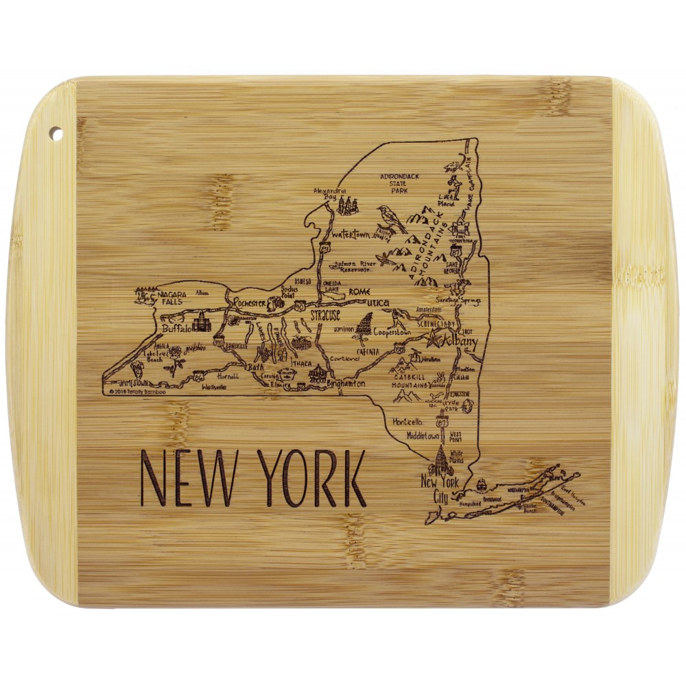 A Slice of Life New York Serving & Cutting Board with Logo