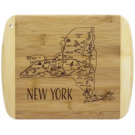 A Slice of Life New York Serving & Cutting Board with Logo