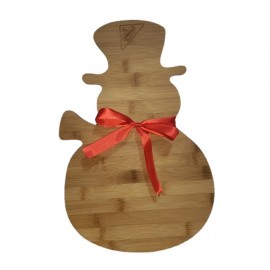 Logo Branded Snowman-Shaped Cutting Board  Logo Branded Snowman-Shaped Cutting Board