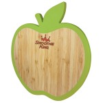 Apple Bamboo Trivet w/Silicone Edge with Logo