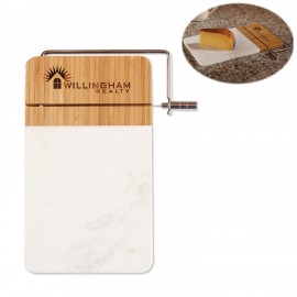 Custom Marble and Bamboo Cutting Board