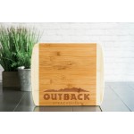 Custom Engraved Bamboo Wooden Cutting Board 8.5x11 (Rounded Edge)