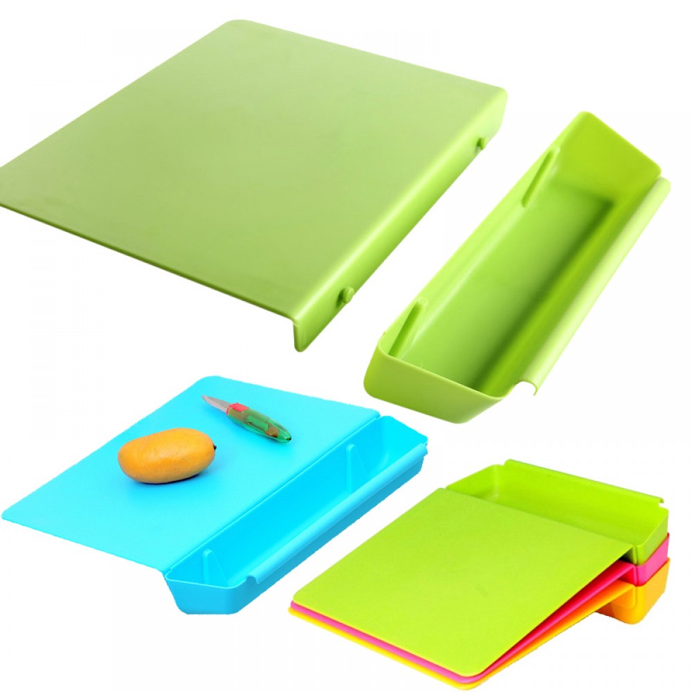 Custom Imprinted Vegetable Trough Cutting Board with Storage Custom Imprinted Vegetable Trough Cutting Board with Storage