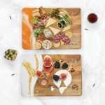 Look Edgy Rectangle Decorative Serving Board with Logo