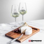 Customized Swissmar Acacia Board & 2 Cannes Wine
