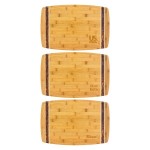 Marbled Look Bamboo Cutting Board Custom Imprinted