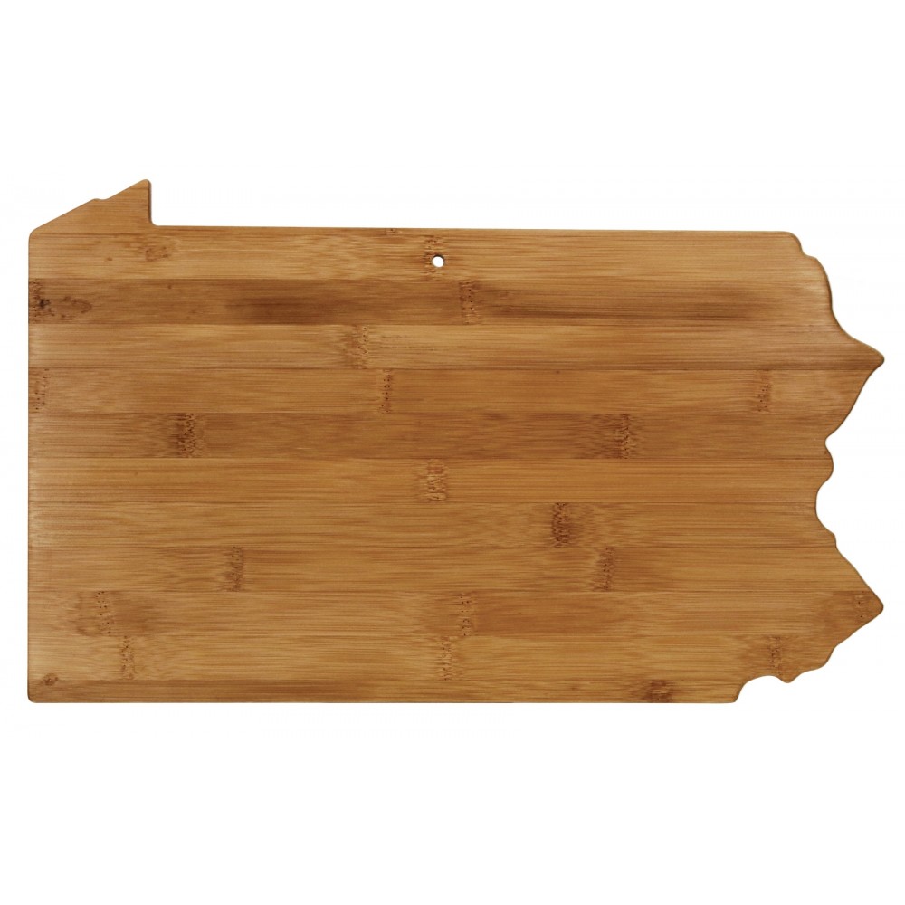 Custom Engraved Totally Bamboo Pennsylvania State Cutting and Serving Board Custom Engraved Totally Bamboo Pennsylvania State Cutting and Serving Board