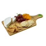 Bamboo Cheese Board w/Silicone Ring with Logo