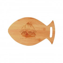 Promotional Bamboo Fish-Shaped Cutting Board